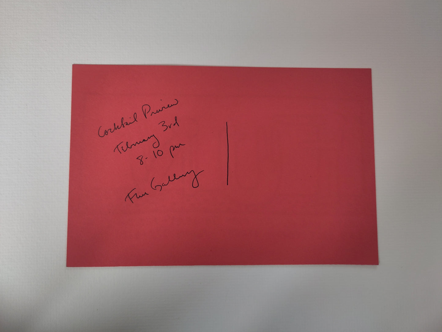 Keith Haring Fun Gallery Exhibition Card 1983