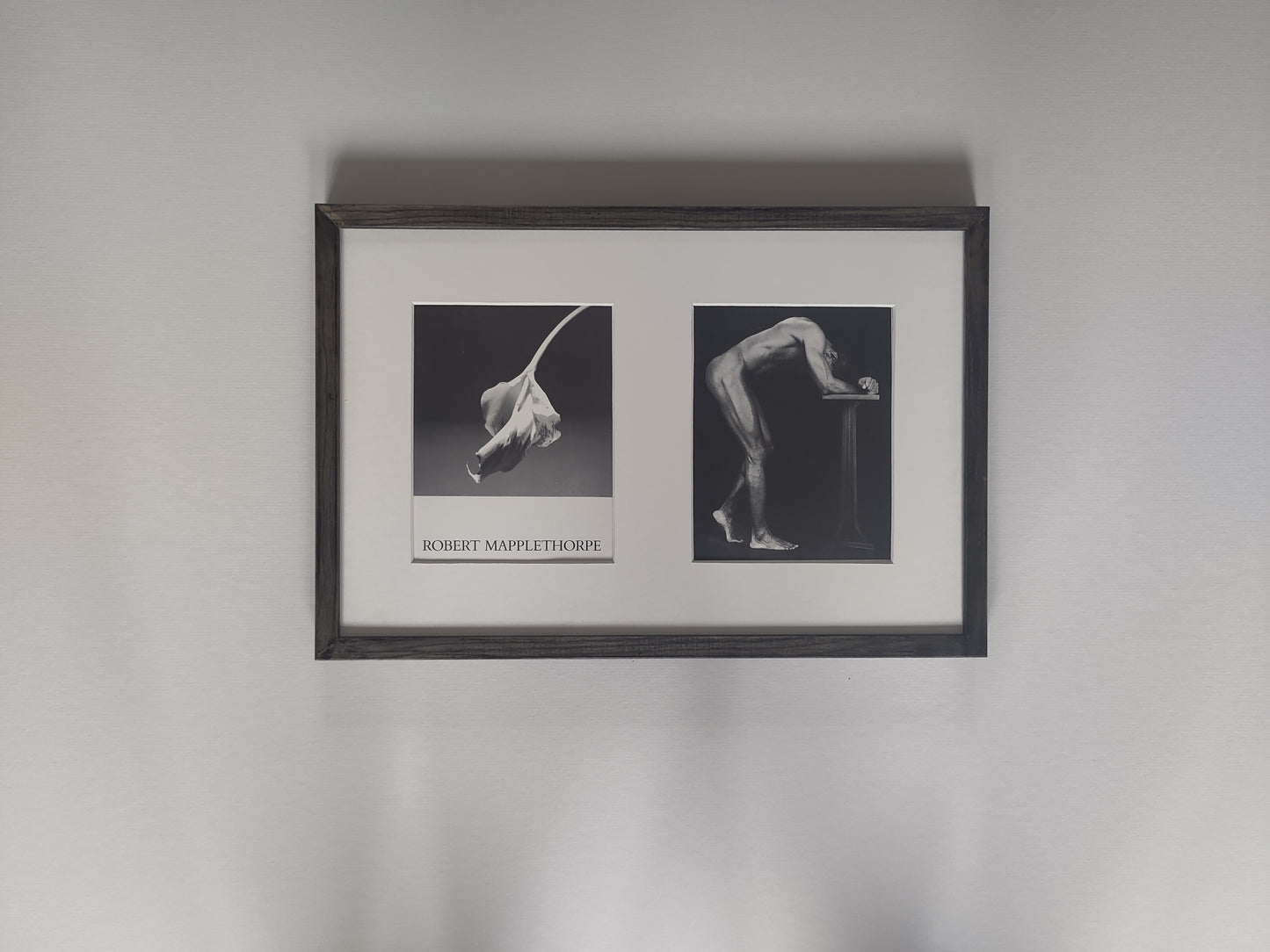 Robert Mapplethorpe, framed Palladium exhibition invite cards