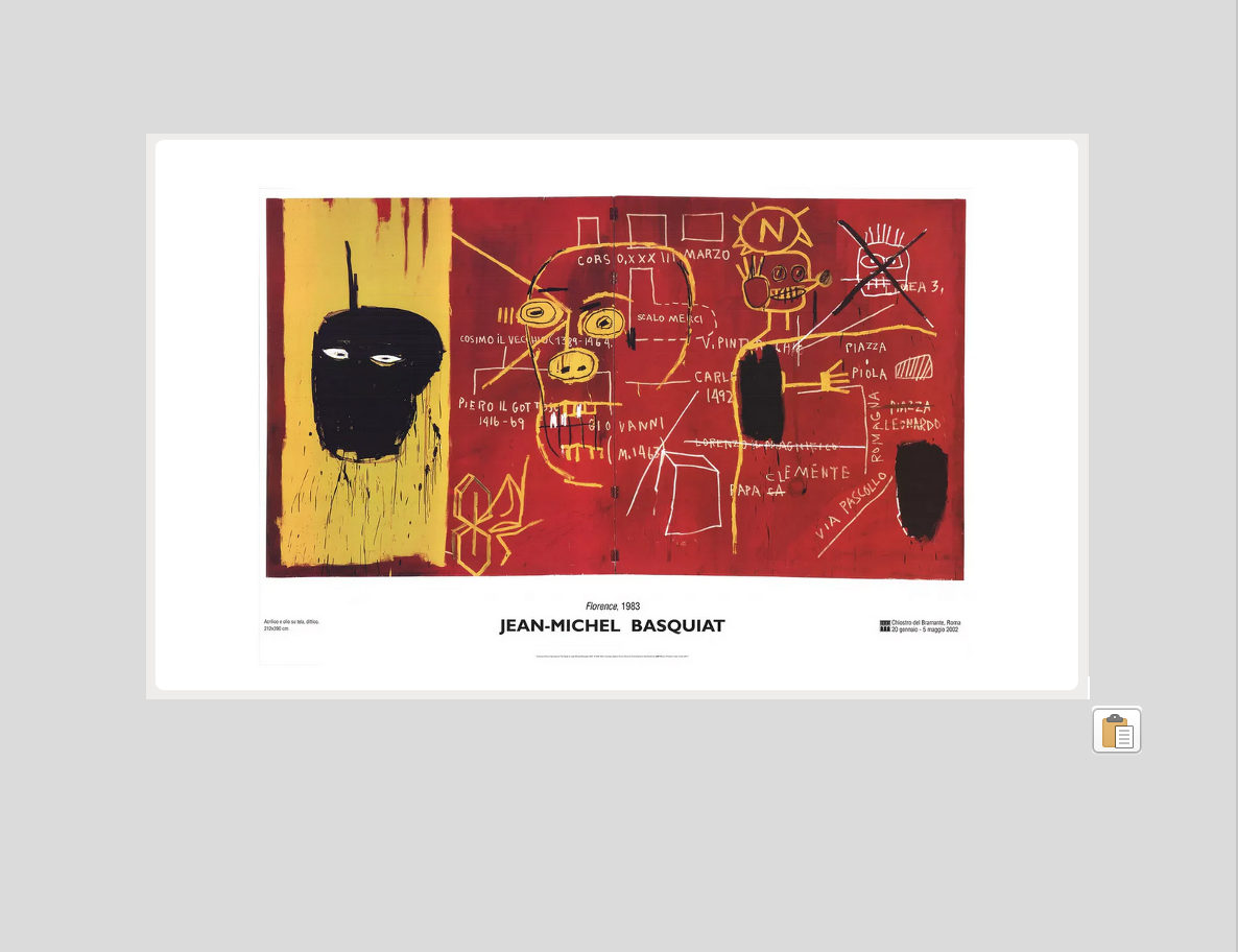 Jean Michel Basquiat - Florence (2002)