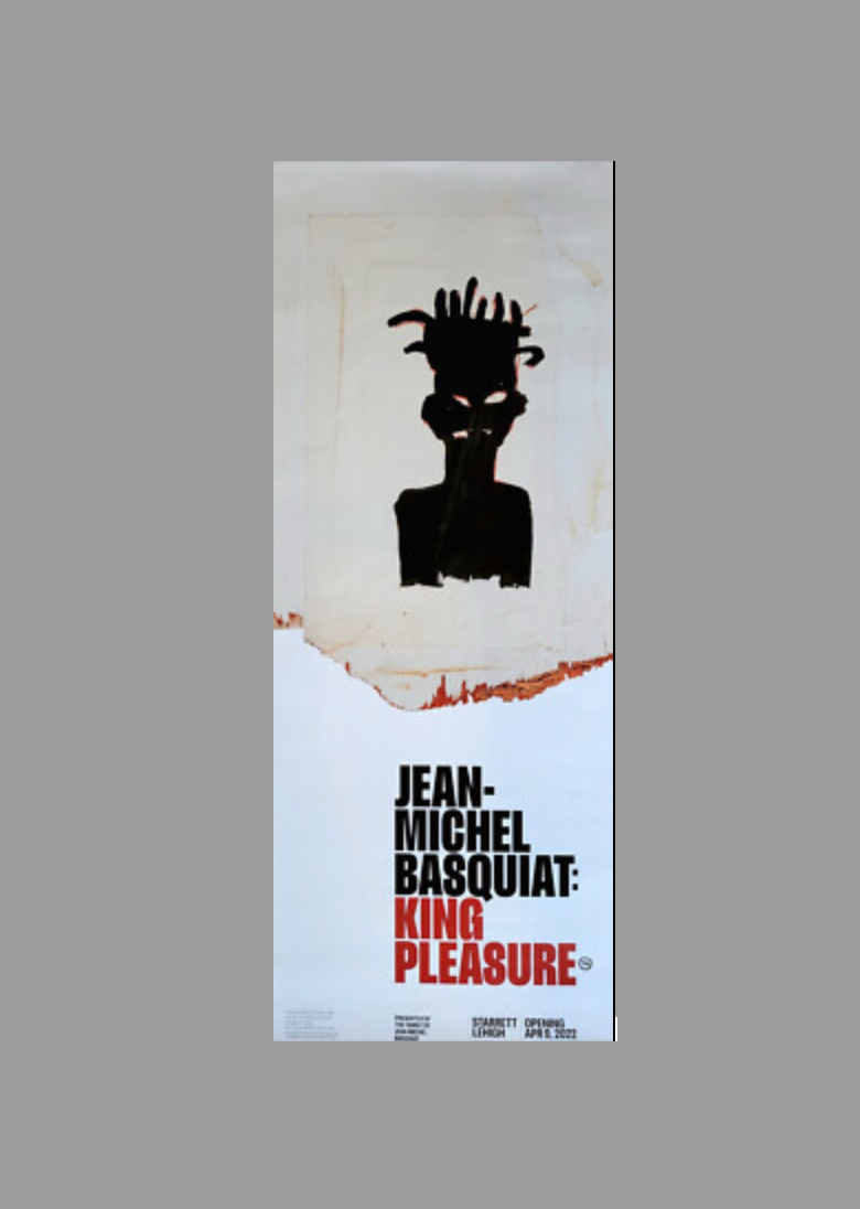 Jean Michel Basquiat - Self Portrait, King Pleasure Exhibition, Los Angeles