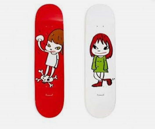 Solid Fist and Welcome Girl by Yoshiotomo Nara