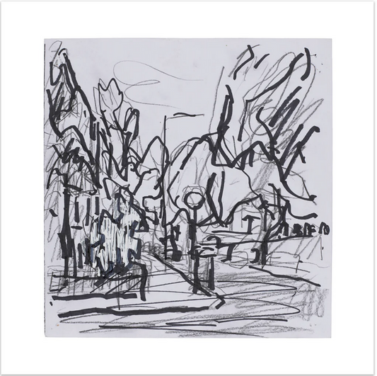 Sketch for Mornington Crescent by Frank Auerbach
