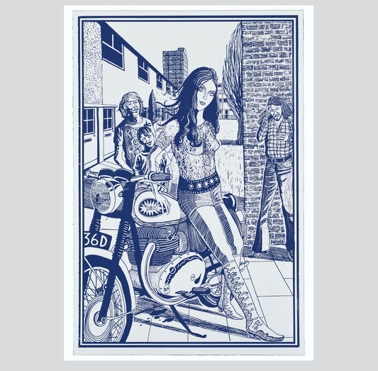 Six Snapshots of Julie II) (Black and White) 2015 by Grayson Perry RA