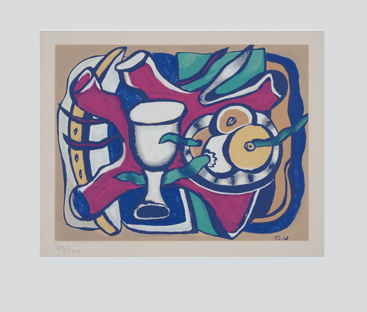 Nature morte aux pommes, c. 1986 - After Fernand Léger (French, 1881-1955)