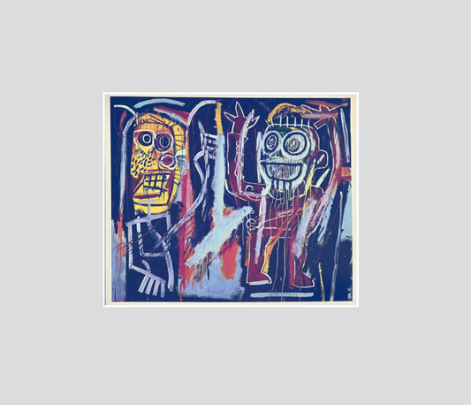 Basquiat at Tony Shafrazi gallery 1996